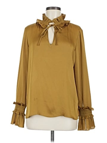 Lafayette 148 New York Long Sleeve Blouse (view 1)