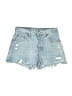 Vanilla Star 100% Cotton Blue Denim Shorts Size 3 - photo 1