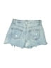Vanilla Star 100% Cotton Blue Denim Shorts Size 3 - photo 2