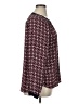 41Hawthorn 100% Polyester Burgundy Long Sleeve Blouse Size XL - photo 4