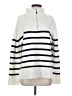 Bluivy Stripes White Pullover Sweater Size S - photo 1