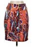 Bebe Paisley Orange Casual Skirt Size XS - photo 2