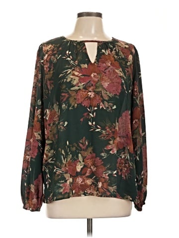Maurices Long Sleeve Blouse (view 1)