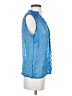 C. Wonder Blue Sleeveless Blouse Size S - photo 4