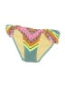 Mara Hoffman Chevron-herringbone Yellow Swimsuit Bottoms Size S - photo 1