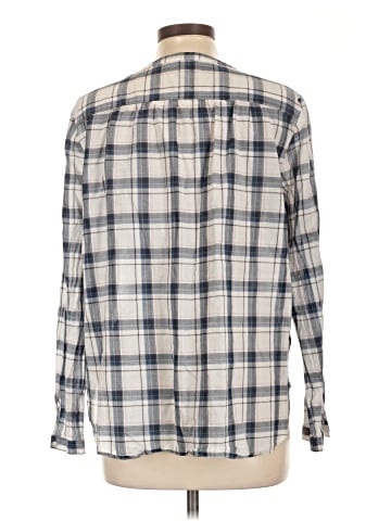 Ann Taylor LOFT Outlet Long Sleeve Button-Down Shirt (view 2)