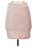 Double Zero Solid Pink Casual Skirt Size S - photo 1