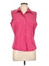 Fred David Pink Sleeveless Blouse Size L - photo 1