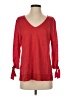 Sanctuary 100% Linen Red 3/4 Sleeve Top Size S - photo 1