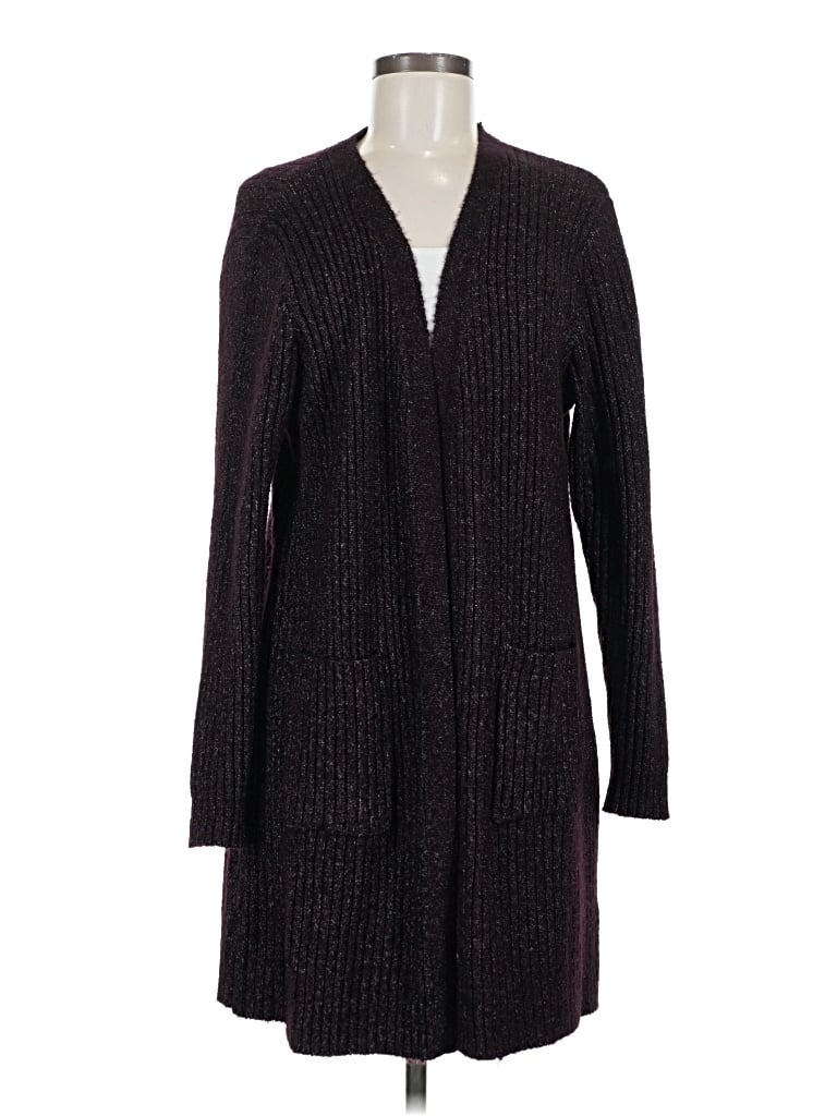 Pre-owned Fortune + Ivy Cardigan Sweater In Burgundy