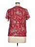 Kindred 100% Polyester Red Short Sleeve Blouse Size XL (petite) - photo 2