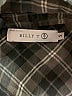 Billy T 100% Lyocell Plaid Gray Long Sleeve Button-Down Shirt Size S - photo 7