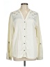 Holding Horses Ivory Long Sleeve Blouse Size L - photo 1