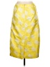 ASOS 100% Polyester Yellow Formal Skirt Size 10 - photo 2