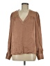 Express Brown Long Sleeve Blouse Size M - photo 1