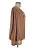 Express Brown Long Sleeve Blouse Size M - photo 4