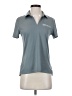Nike 100% Polyester Gray Short Sleeve Polo Size S - photo 1