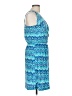 Unbranded Print Blue Casual Dress Size M - photo 4