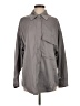 Zara Gray Long Sleeve Button-Down Shirt Size XS - photo 1