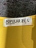Popular 21 Yellow Casual Dress Size L - photo 7