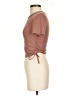 Zara Brown Short Sleeve Top Size S - photo 5