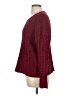 Macaron 100% Polyester Burgundy Pullover Sweater Size M - photo 5