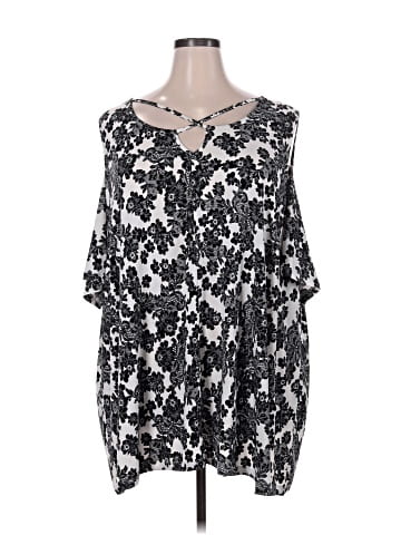 Evans Short Sleeve Blouse (view 1)