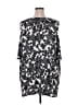 Evans Silver Black Short Sleeve Blouse Size 30 - 32 - photo 2