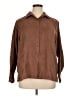 Haband! 100% Polyester Brown Long Sleeve Blouse Size XL - photo 1