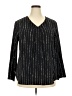 Youtalia 100% Polyester Black 3/4 Sleeve Blouse Size XXL - photo 1