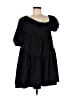 Shein 100% Polyester Solid Black Casual Dress Size 12 - photo 1