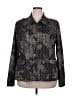 Erin London Print Gray Jacket Size XXL - photo 1