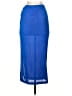 Shein Solid Blue Formal Skirt Size S - photo 2