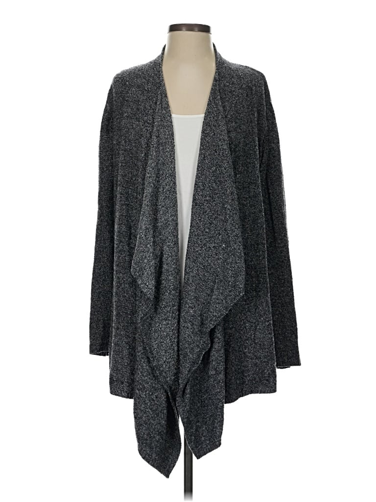 Pre-owned Barefoot Dreams Cardigan Sweater In Gray