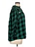 Cato 100% Rayon Argyle Green 3/4 Sleeve Button-Down Shirt Size XL - photo 4