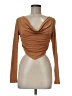 Shein Brown Long Sleeve T-Shirt Size 6 - photo 1