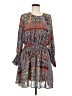 Entro 100% Polyester Paisley Blue Casual Dress Size M - photo 1