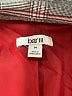 Bar III Plaid Gray Blazer Size 14 - photo 6