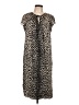 Talbots Animal Print Brown Casual Dress Size 12 - photo 1