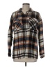 Unbranded 100% Polyester Plaid Brown Fleece Size M - photo 1