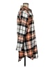 Unbranded Plaid Orange 3/4 Sleeve Blouse Size M - photo 4