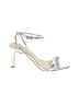 Modatope Metallic Silver Sandals Size 7 1/2 - photo 1