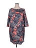The Limited 100% Polyester Paisley Gray Casual Dress Size XXL - photo 1
