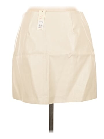 Alya Faux Leather Skirt (view 2)