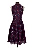 Tylho 100% Rayon Hearts Blue Cocktail Dress Size XS - photo 2
