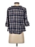 Copper Key Blue 3/4 Sleeve Blouse Size S - photo 2