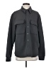 M Magaschoni Houndstooth Gray Long Sleeve Blouse Size S - photo 1