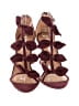REPORT Burgundy Sandals Size 8 - photo 2