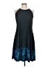 Reborn Print Blue Casual Dress Size M - photo 1