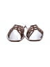 Sigerson Morrison Brown Silver Sandals Size 7 - photo 2